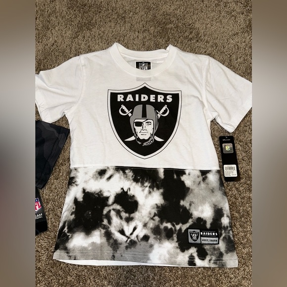 NWT NFL LAS VEGAS RAIDERS JERSEY/TEE BUNDLE - Picture 3 of 8